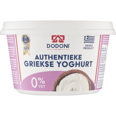 Wat is de voedingswaarde van griekse yoghurt, mager