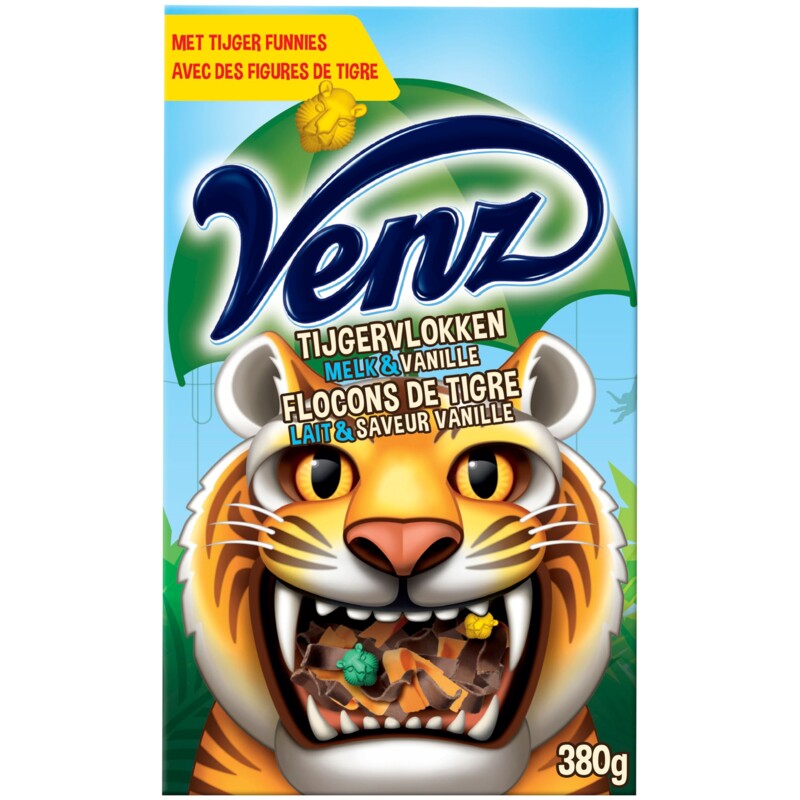 Een afbeelding van Venz Tijgervlokken melk & vanille