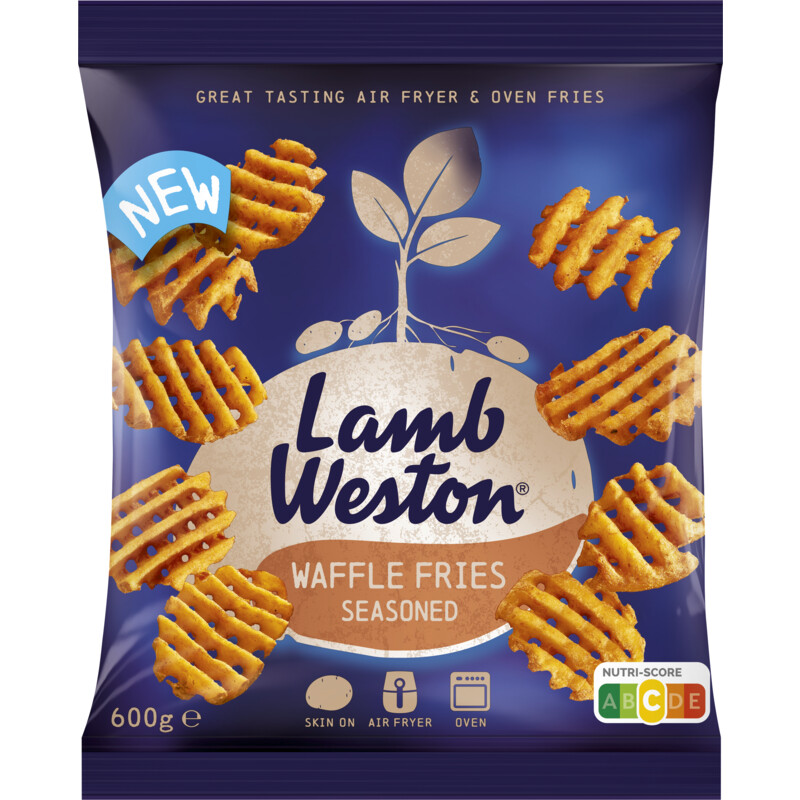Waffle fries seasoned - 5369