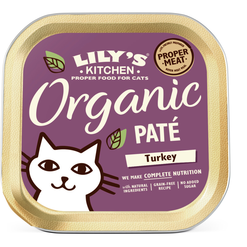 Een afbeelding van Lily's Kitchen Organic paté met kalkoen