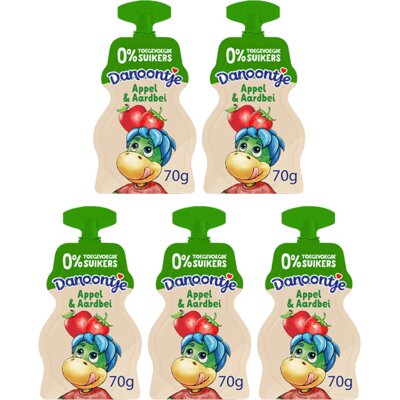 pdp-image-Danoontje Knijpyoghurt appel en aardbei 5-pack