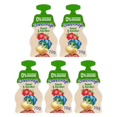 pdp-image-Danoontje Knijpyoghurt appel en aardbei 5-pack