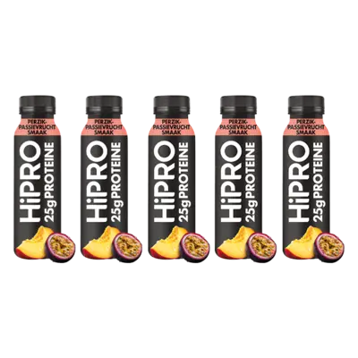 pdp-image-HiPRO Protein drink perzik passievrucht 5-pack