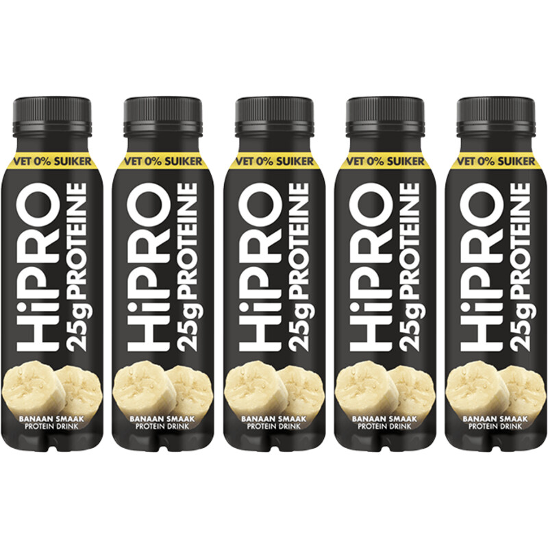 Een afbeelding van HiPRO Protein drink banaan 5-pack