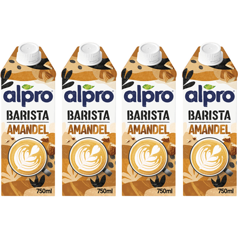 Een afbeelding van Alpro Barista amandel 4-pack