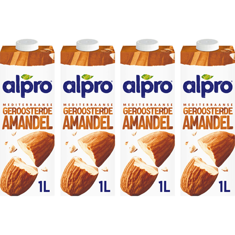 Een afbeelding van Alpro Amandeldrink original 4-pack