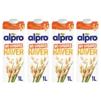 Alpro Haverdrink zonder suikers 4-pack