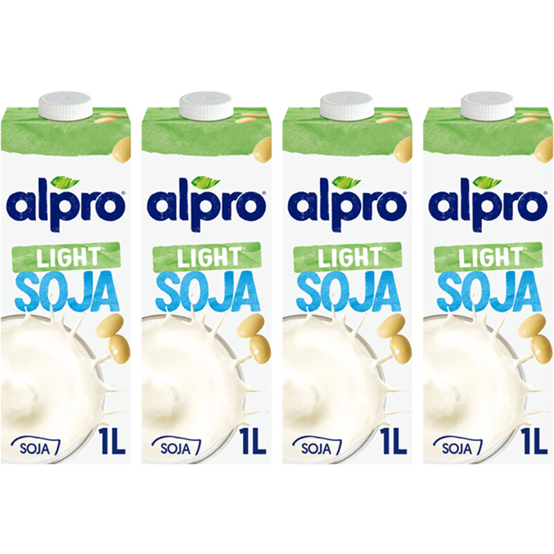 Een afbeelding van Alpro Sojadrink light 4-pack