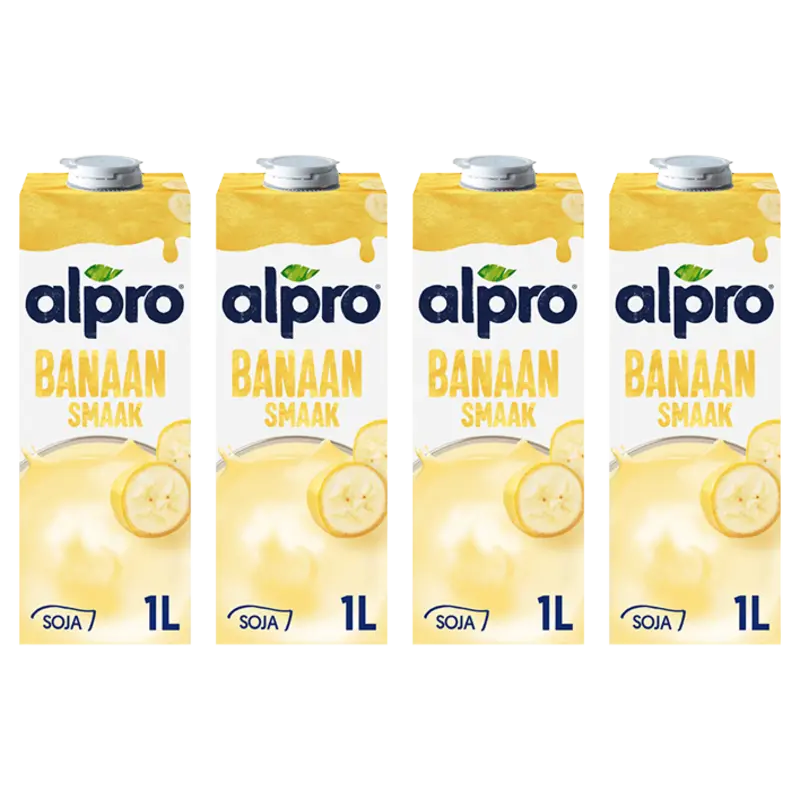 Sojadrink banaan 4-pack