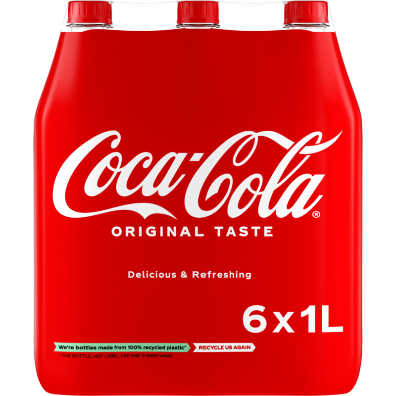 Een afbeelding van Coca-Cola Regular 6-pack bel