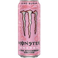 Een afbeelding van Monster Energy ultra strawberry zero sugar bel