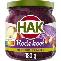 Hak Rode kool met stukjes appel