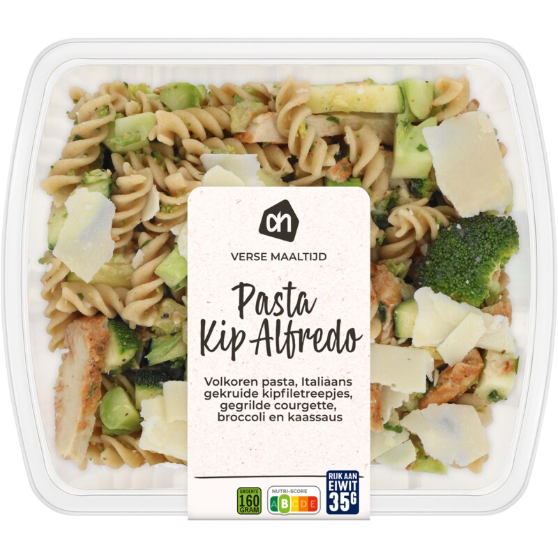 Een afbeelding van AH Verse maaltijd pasta kip alfredo