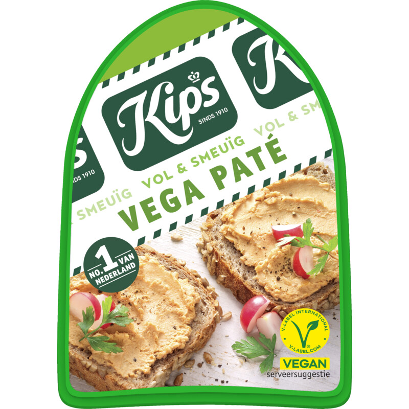 Een afbeelding van Kips Vega paté vol en smeuig