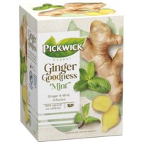 Een afbeelding van Pickwick Herbal ginger goodness mint