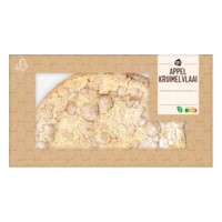 AH Appelkruimelvlaai half