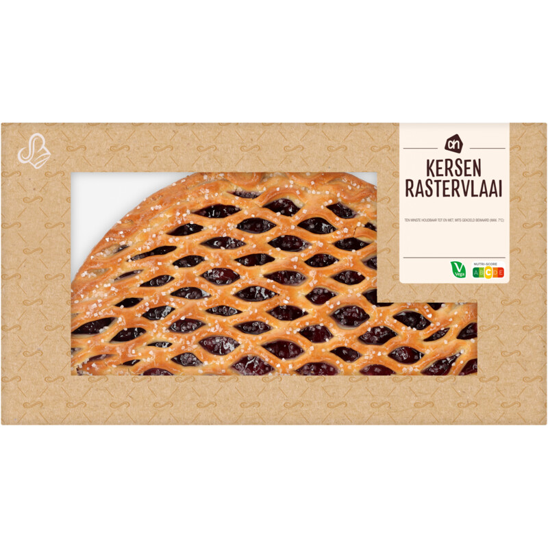 Een afbeelding van AH Kersenrastervlaai half