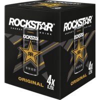 Een afbeelding van Rockstar Energy drink original 4-pack