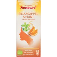 Zonnatura Sinaasappel & munt fris & fruitig