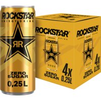 Rockstar Energy drink original no sugar 4-pack