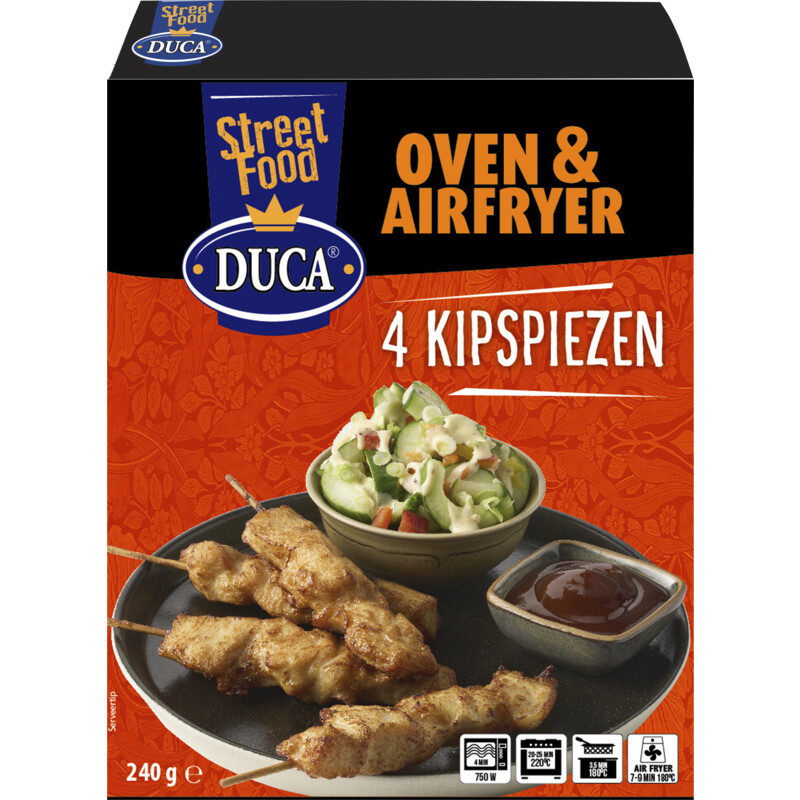 Een afbeelding van Duca 4 kipspiezen