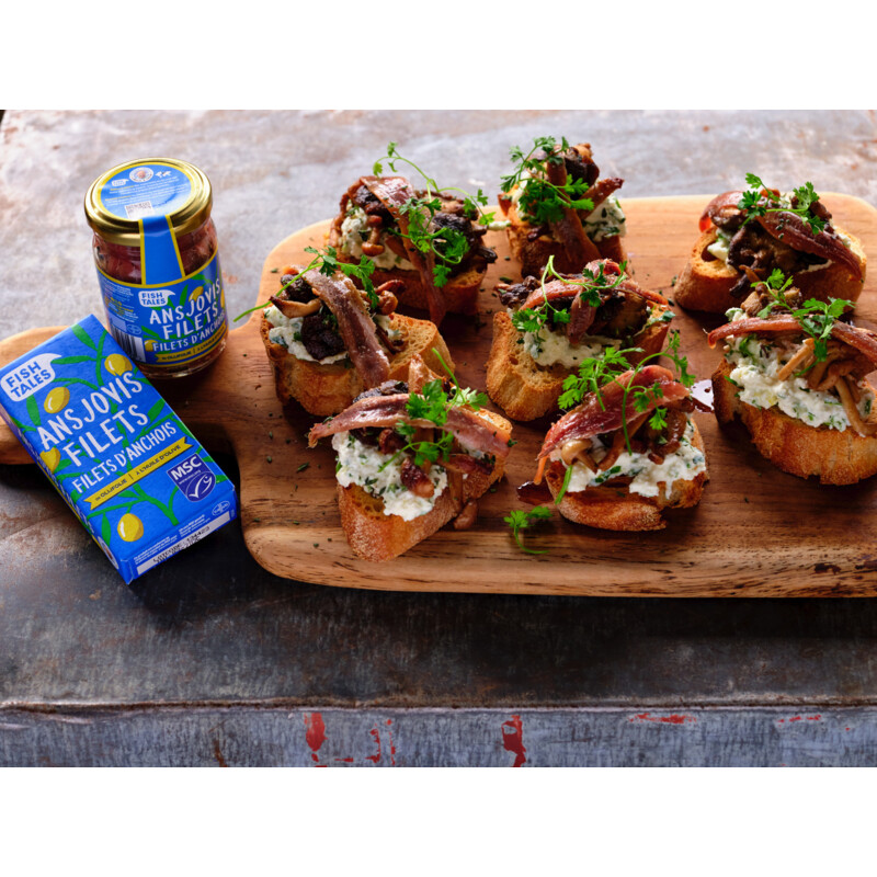 Een afbeelding van Fish Tales Ansjovisfilets in olijfolie