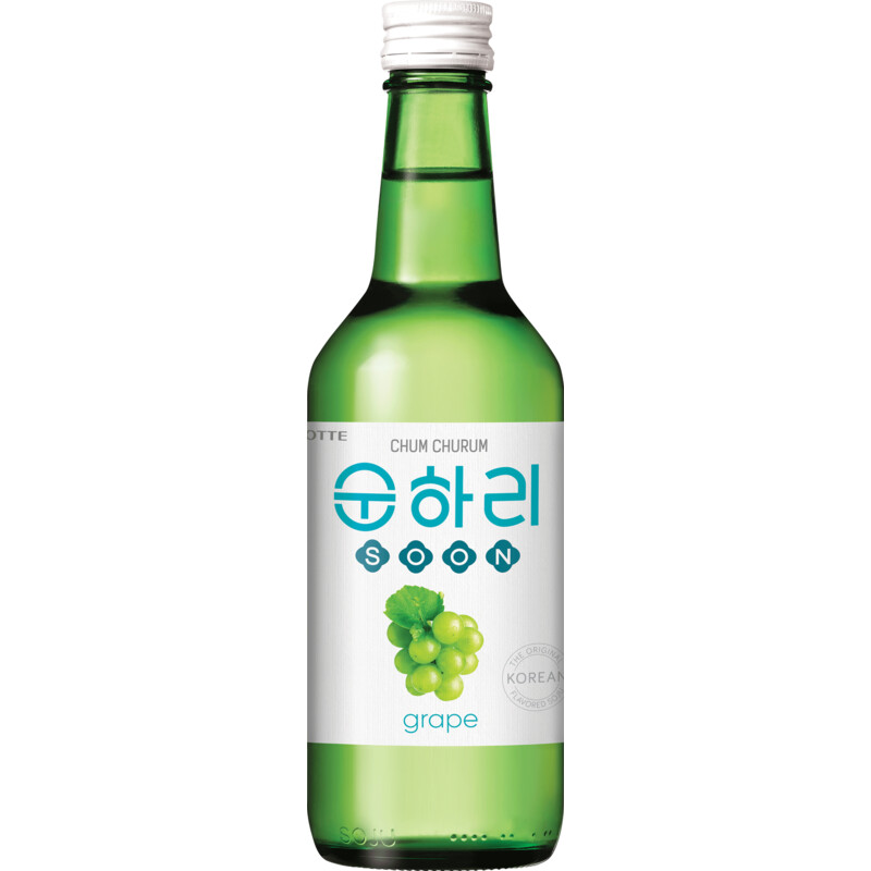 Een afbeelding van Lotte Soju groene druif