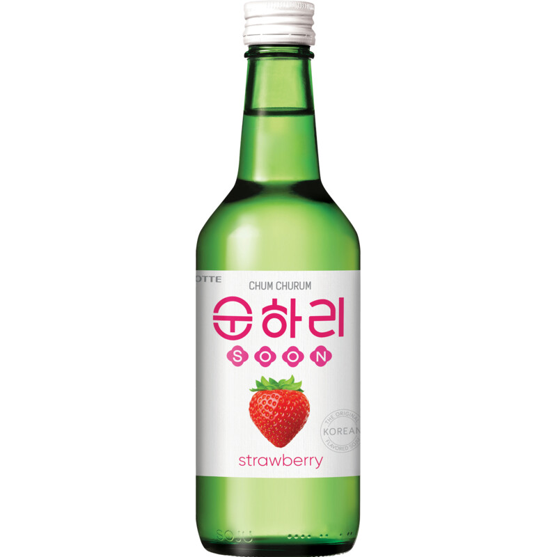 Een afbeelding van Lotte Soju aardbei