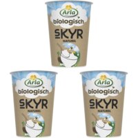 Een afbeelding van Arla Biologisch skyr naturel yoghurt 3-pack