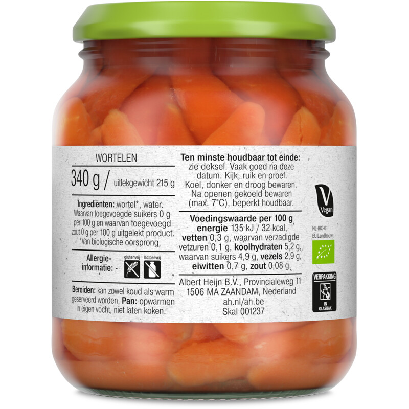 Een afbeelding van AH Biologisch Wortelen