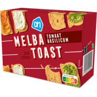 Een afbeelding van AH Melbatoast tomaat basilicum
