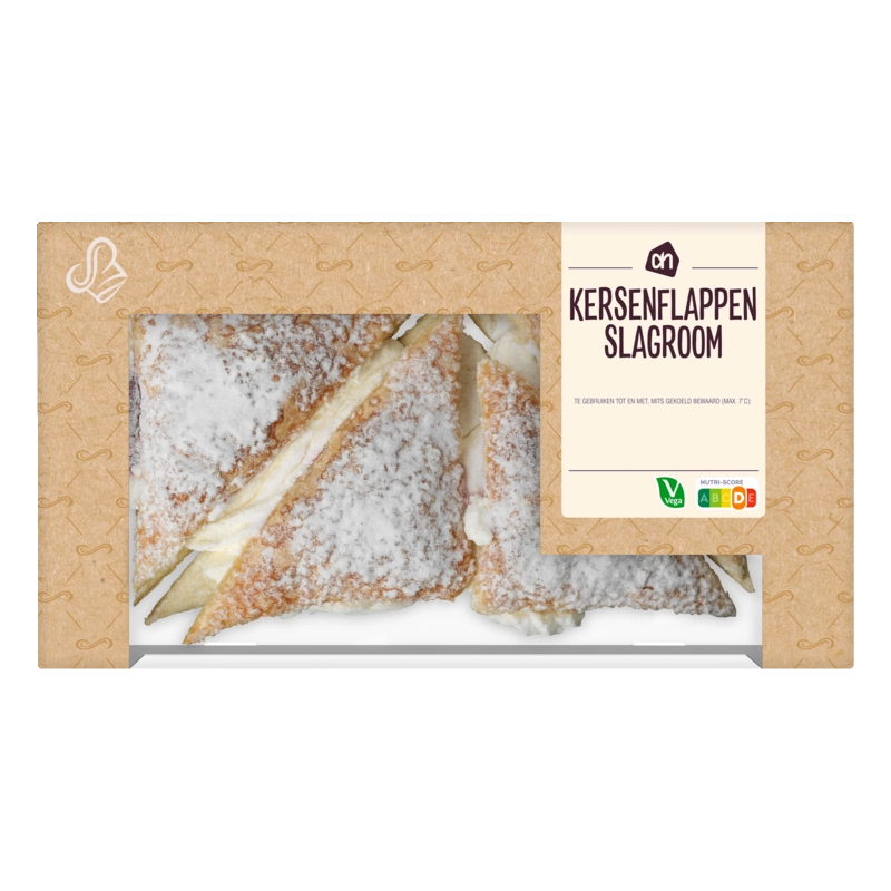Kersenflappen met room