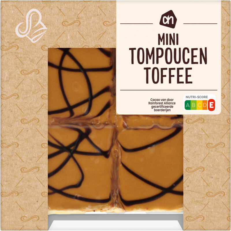 Een afbeelding van AH Mini tompoucen toffee
