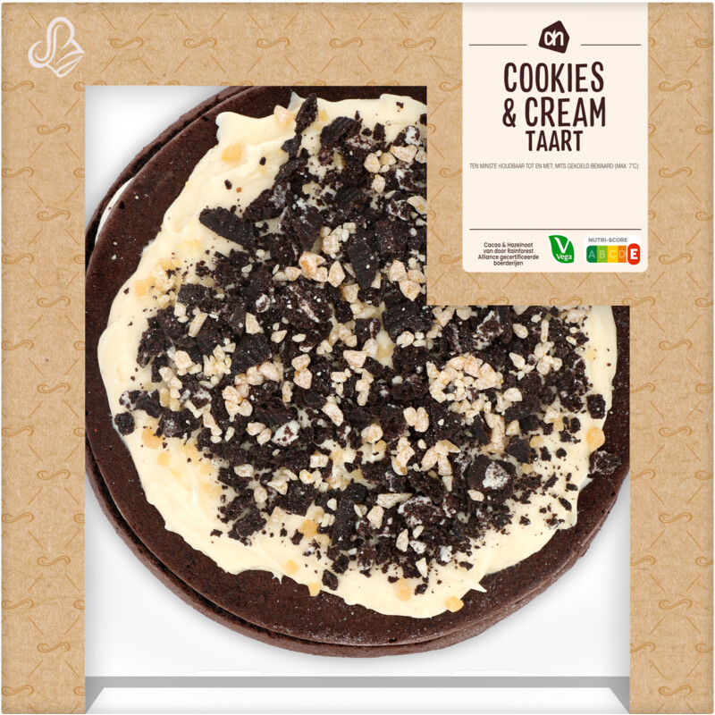 Een afbeelding van AH Cookies & cream taart