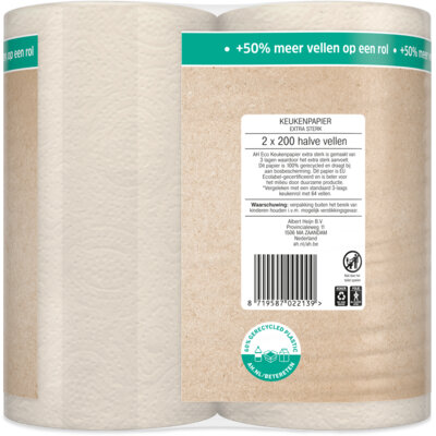 pdp-image-AH Eco Keukenpapier extra sterk 2=4 rollen