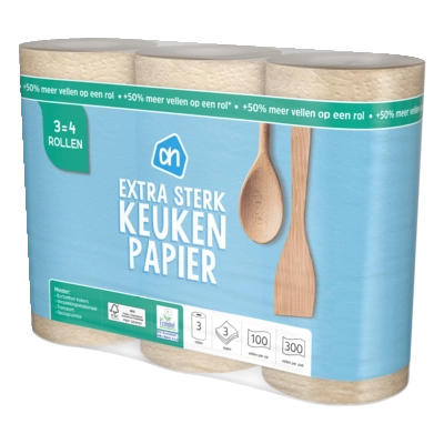 pdp-image-AH Keukenpapier extra sterk 3=4 rollen