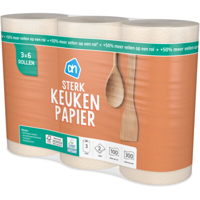 pdp-image-AH Keukenpapier sterk 3=6 rollen