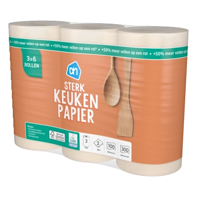 pdp-image-AH Keukenpapier sterk 3=6 rollen