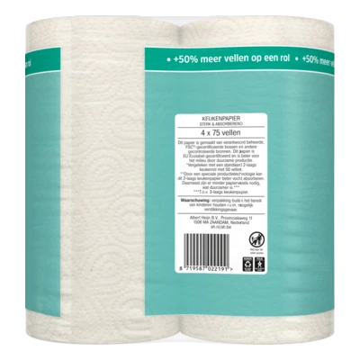 pdp-image-AH Keukenpapier sterk & abs 4=6 rollen