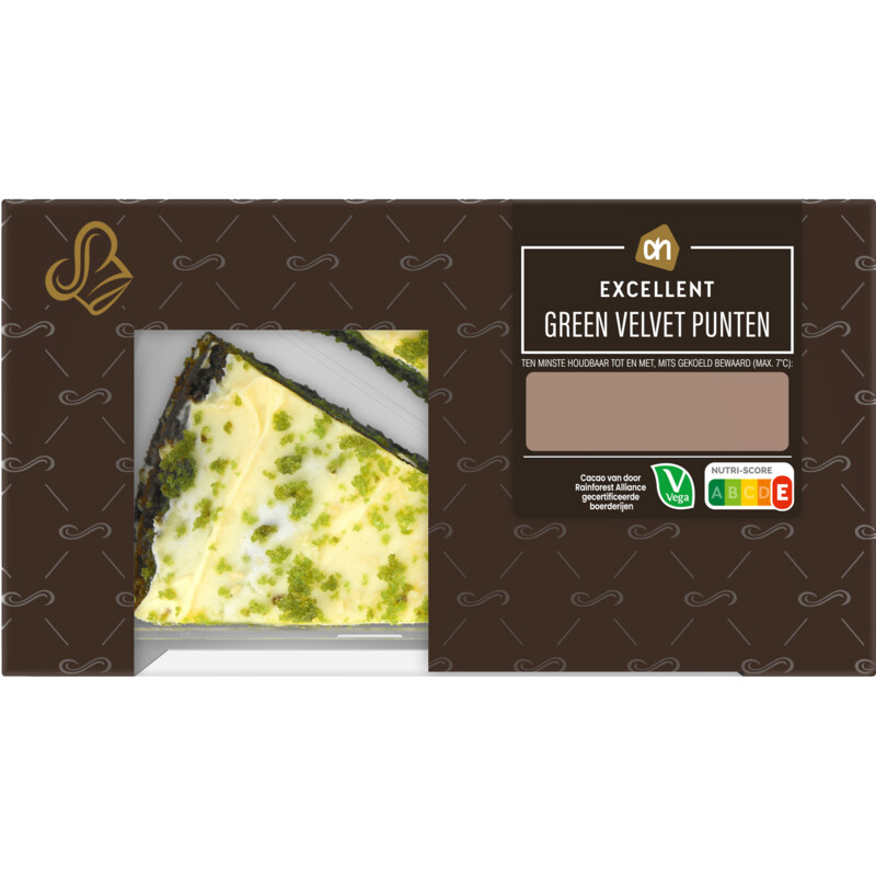 Een afbeelding van AH Excellent Green velvet punten