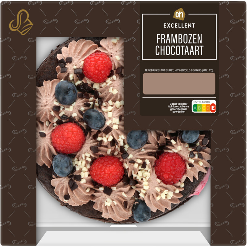 Een afbeelding van AH Excellent Frambozen Chocotaart
