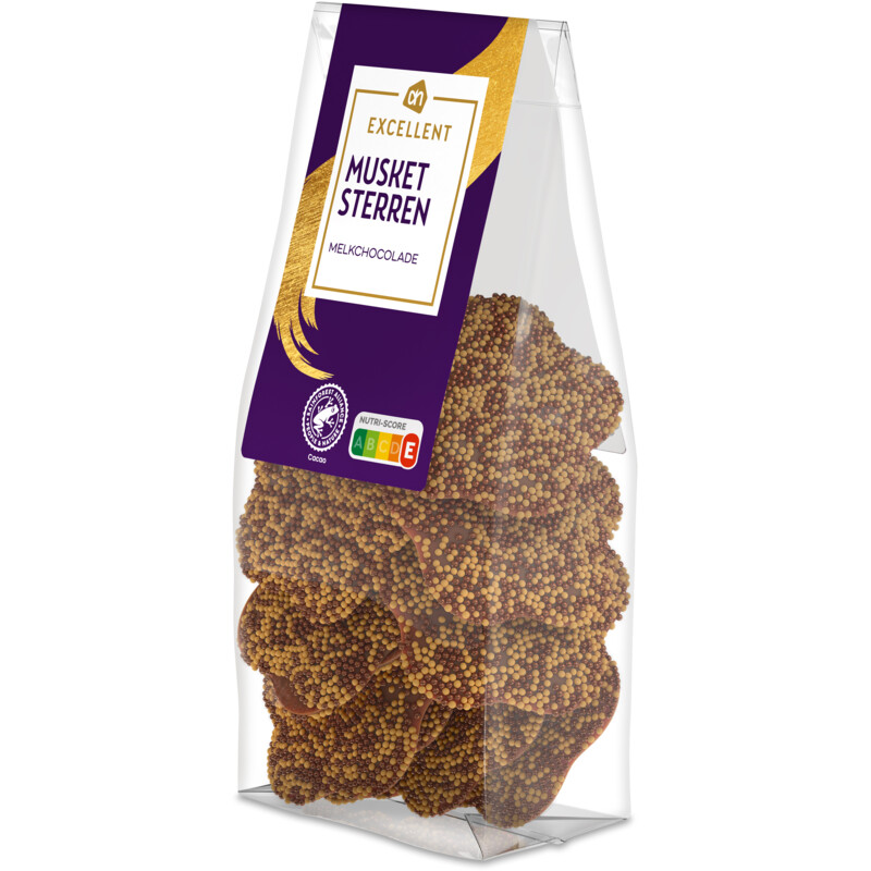 Een afbeelding van AH Excellent Musketsterren melkchocolade