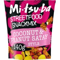 Een afbeelding van Mitsuba Streetfood snackmix coconut & satay