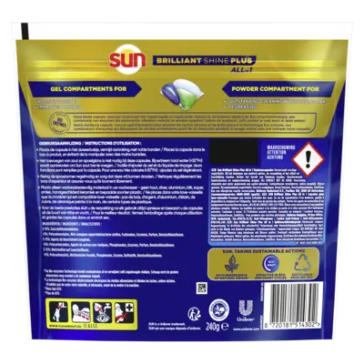 pdp-image-Sun Brilliant shine plus vaatwascapsules