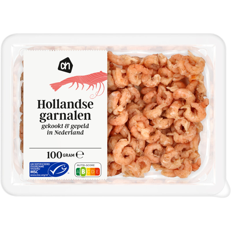 Een afbeelding van AH Hollandse garnalen