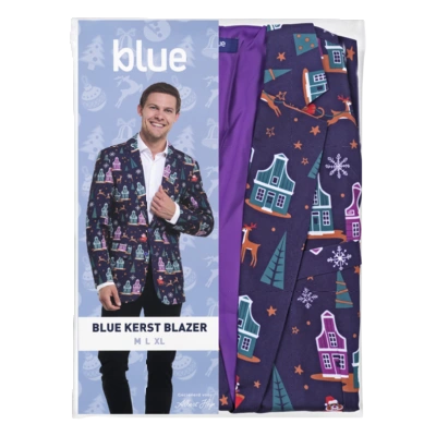 pdp-image-Blue Blazer hamster Kerst maat M