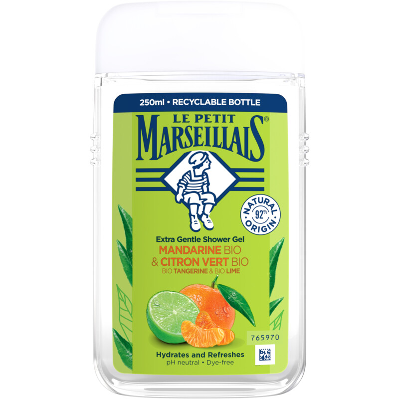 Een afbeelding van Le Petit Marseillais LPM bio mandarijn&limoen BEL