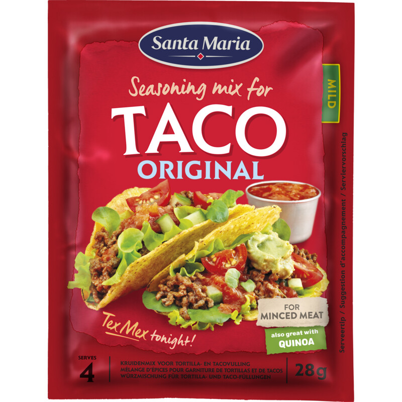 Een afbeelding van Santa Maria Kruidenmix taco
