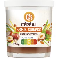 Een afbeelding van Céréal Hazelnootpasta minder suiker bel