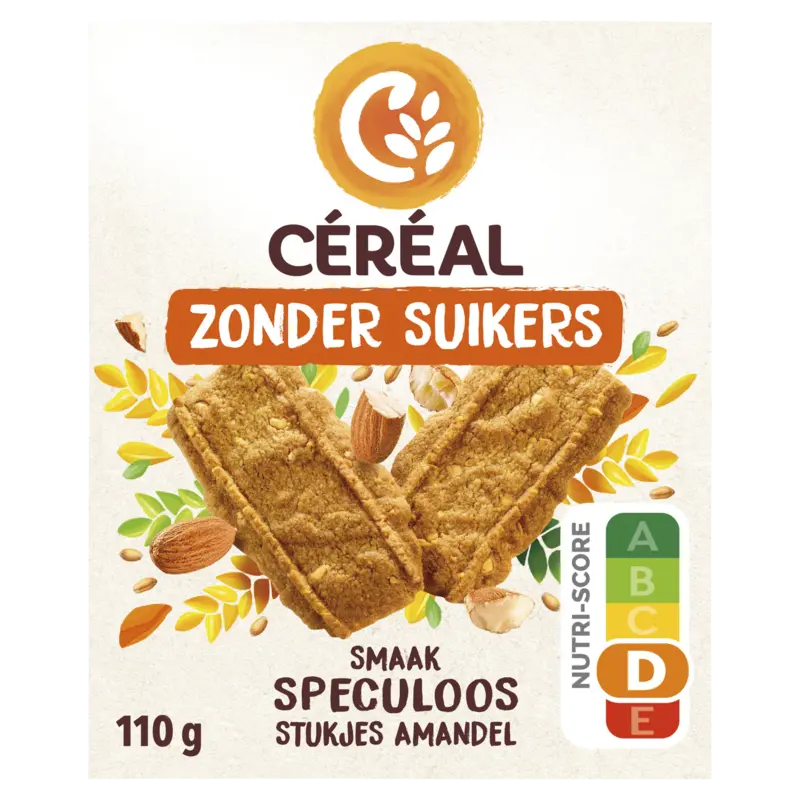 Céréal Speculoos stukjes amandel zonder suikers